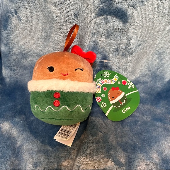 SQUISHMALLOWS bundle of 3 Winter Christmas Ornaments - Picture 2 of 5